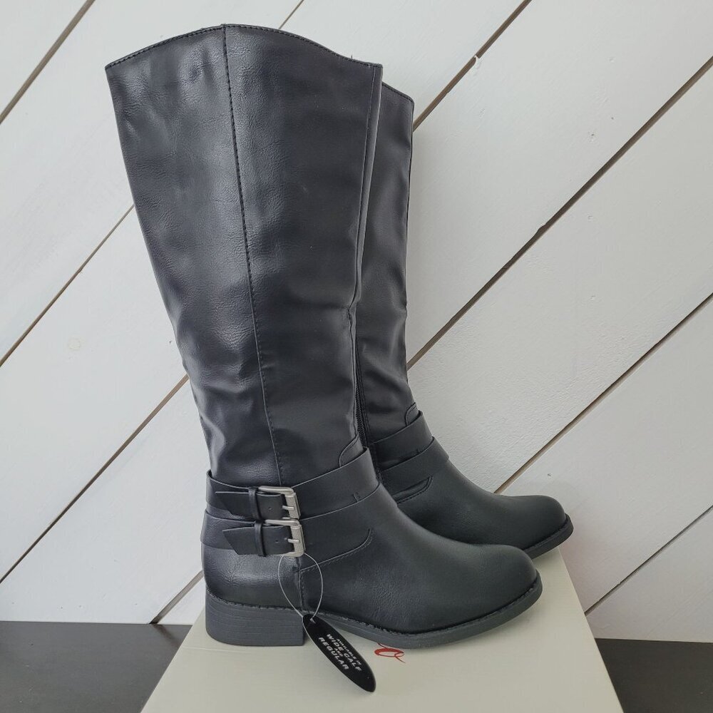 Black Knee-High Boots
